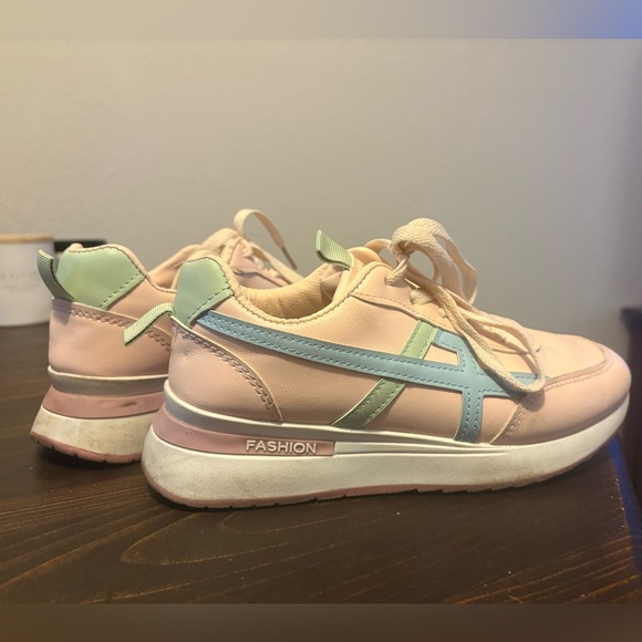 Pink Fashion Sneakers - Picture 1 of 2